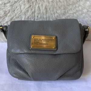Marc by Marc Jacobs small leather gray bag